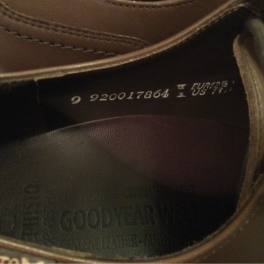 Mephisto Men's Dark Brown Leather Oxfords - Picture 3 of 7